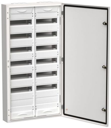 Корпус ЩРн-168 (2х84) TITAN 5 1085х570х140 IP54 одна дверь метал. бел. IEK TI5-50-N-2X084-54