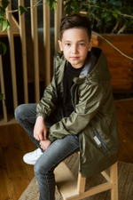 Ветровка "Софт" для мальчика хаки