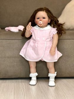 Кукла Реборн мягконабивная 60см в пакете (FA-334)