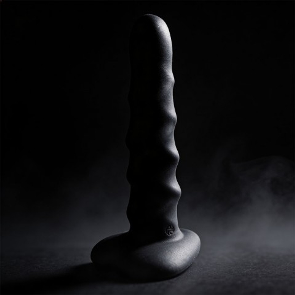 Нереалистичный дилдо Flow Unicorn Black (15,5*3,5 см)