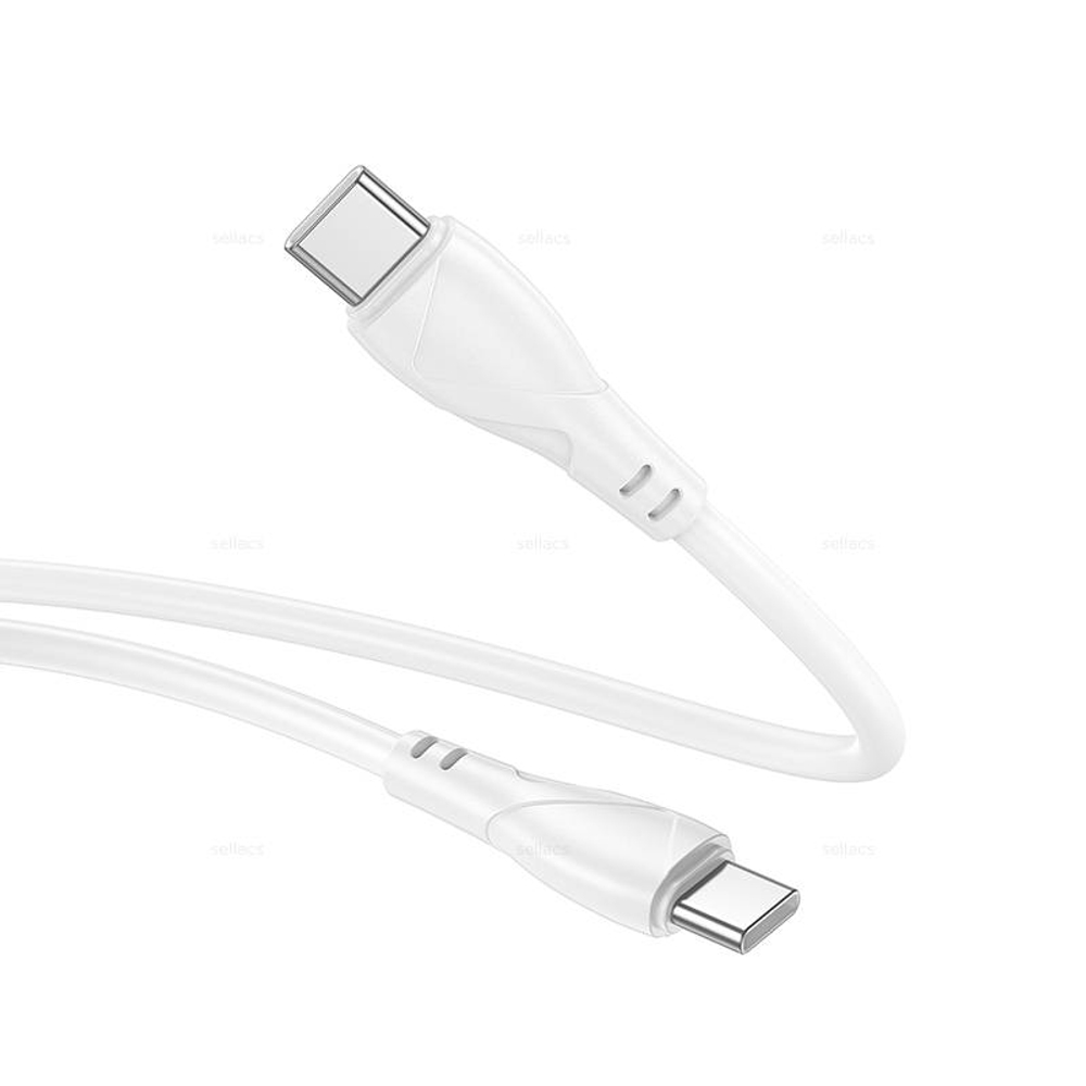 Кабель Type-C на Type-C 60W Borofone BX121 (white)