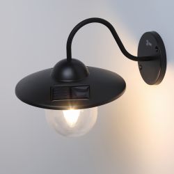 Светильник уличный ЭРА ERASF22-38 на солнечных батареях настенный Ретро 1 LED | Садовые фасадные светильники