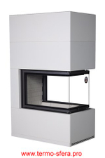 Камин РОДОС 900 СЛОНОВАЯ КОСТЬ, шамот белый