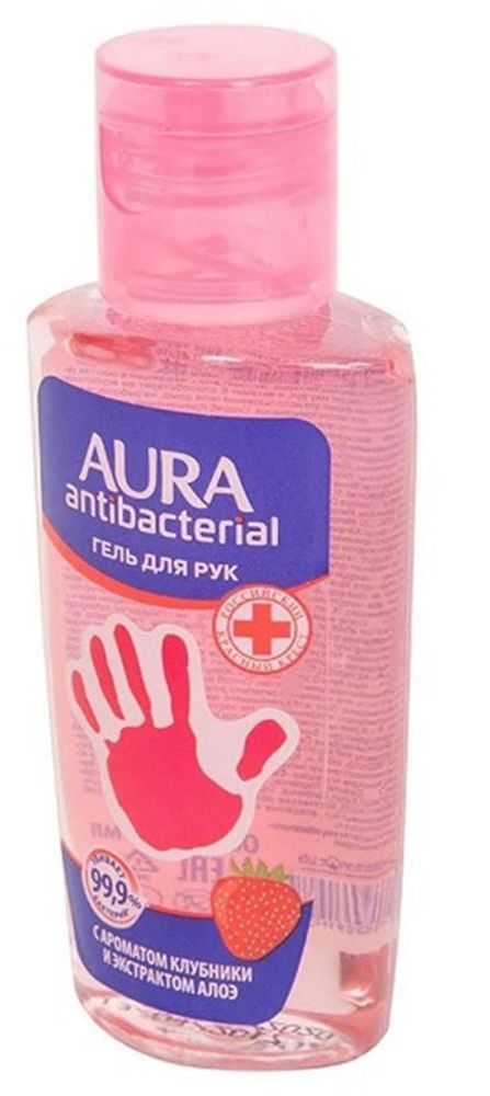 AURA antibacterial,Гель д рук 50мл.