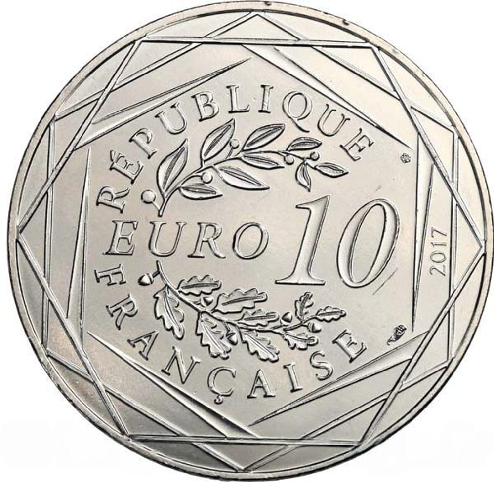 France 10 Euro 2017 – Lyon "La Lumineuse". Silver Coin from the "France by Jean-Paul Gaultier" Series