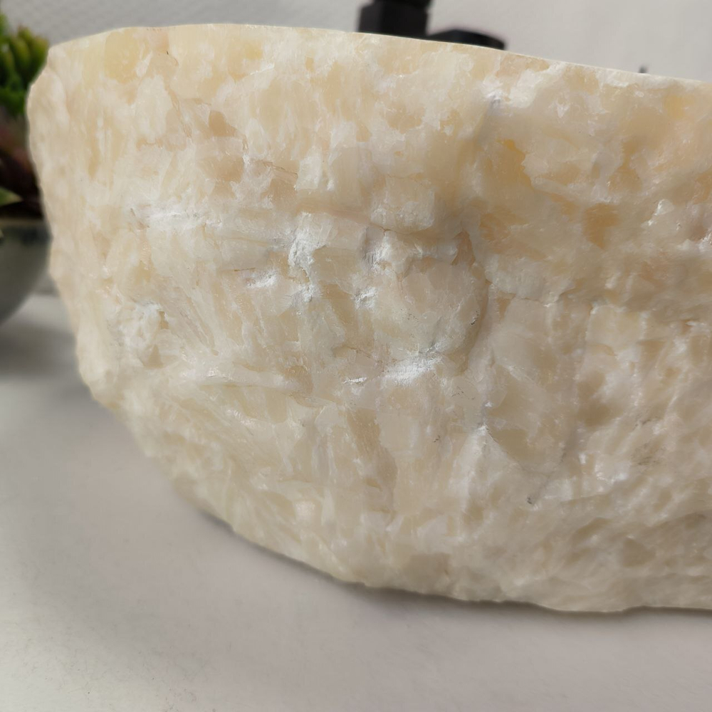 Раковина из оникса Erozy Yellow EO-02728 52x39x15 см