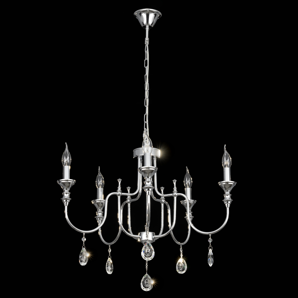 Citilux Рига CL437151 Люстра подвесная Хром