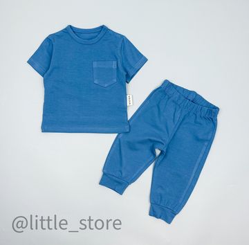 Комплект хлопковый, Синий