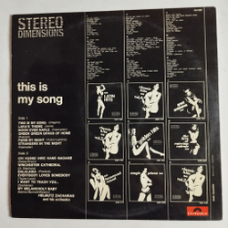 Винтажная виниловая пластинка LP Сборник Helmut Zacharias This Is My Song (Italy 1967)