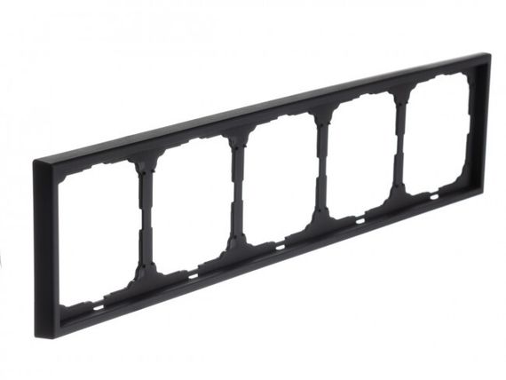 Рамка Systeme Electric ARTGALLERY 5-постовая карбон 41060