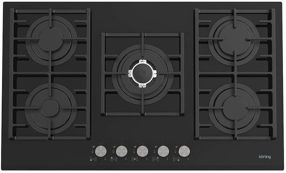 Газовая стеклянная варочная панель Korting HGG 9835 CTN