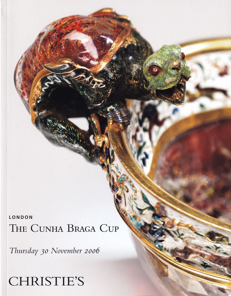 Каталог аукциона Christie's, Лондон, Чаша из собрания Альфредо Баптисто Кухна Брага от 30 ноября 2006