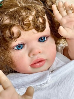 Кукла Реборн мягконабивная 65см в пакете (FA-804)