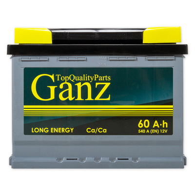 Аккумулятор GANZ Standart 60 А/ч прямой L+ 242x175x190 L2 EN 540 А