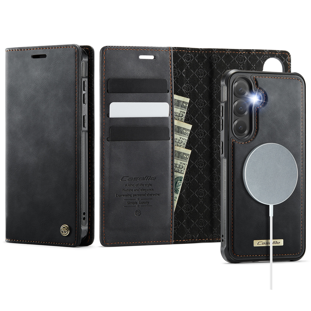 Чехол-кошелек CaseMe 2 in 1 MagSafe Samsung Galaxy S25