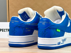 Louis Vuitton x Nike Air Force 1 White Team Royal