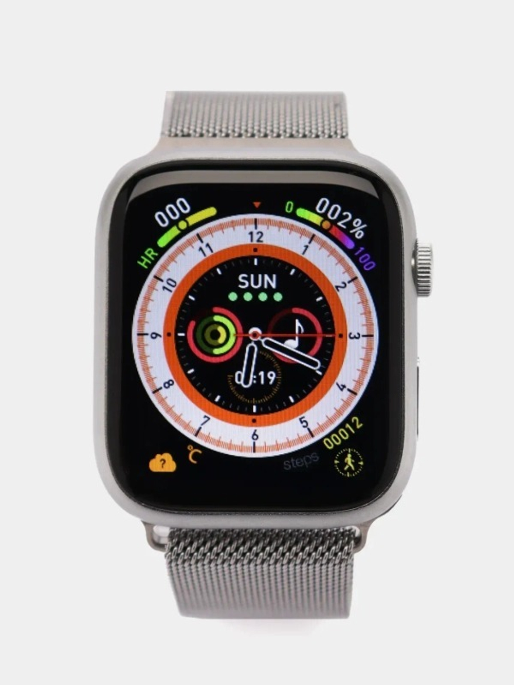 Смарт часы W&O X9 Mini (Серебро)