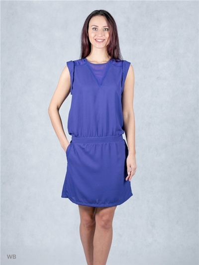 Платье женское Полиэстер, темно-синий 546957/SS16-WMN-33