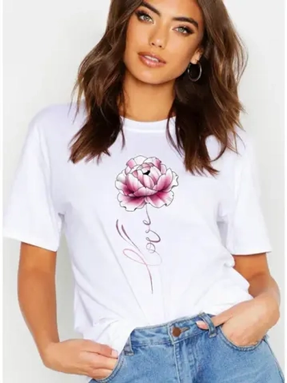 Футболка роза love