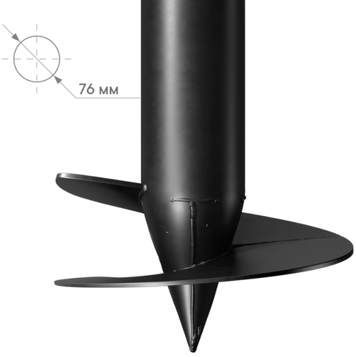 Свая 76мм 1,5м