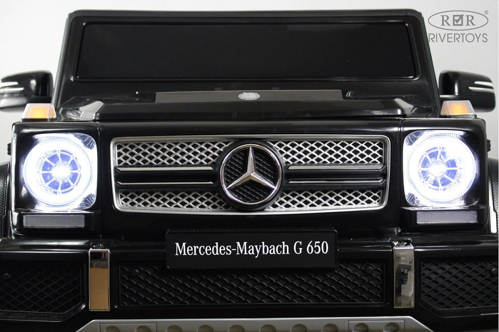 Детский электромобиль RiverToys Mercedes-Maybach G650 Landaulet M999MM BLACK/черный