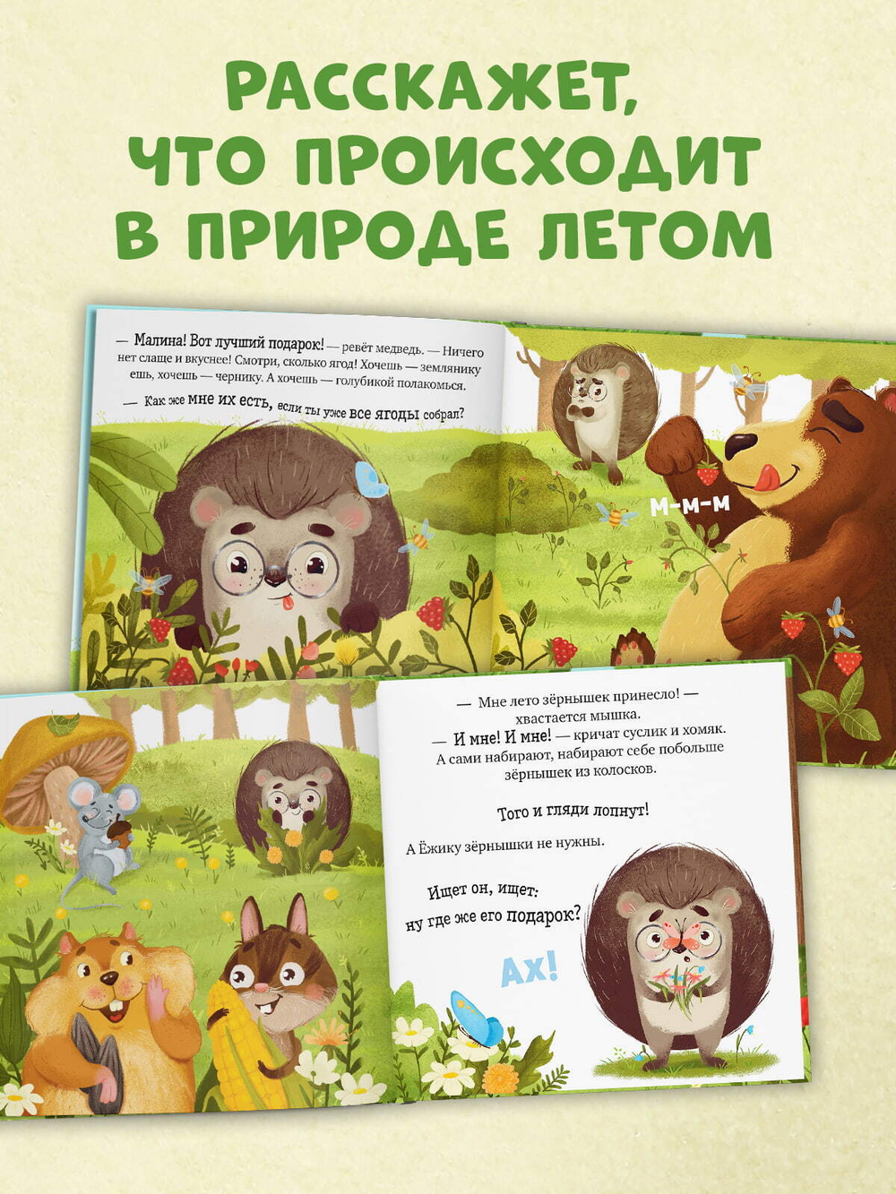 Книжки-картинки (мягкая обложка). Ёжик и солнечное лето