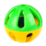 1908932/Погремушка на кол,внутри корпуса шар-погремушка,верхняя часть - мягкий ПВХ, в/п/12