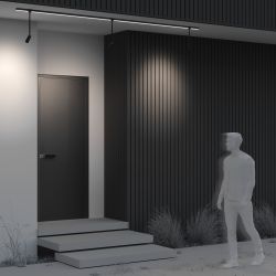 Трековый уличный магнитный светодиодный светильник Maytoni Elasity Focus O-TR01-2-P-8WB3K