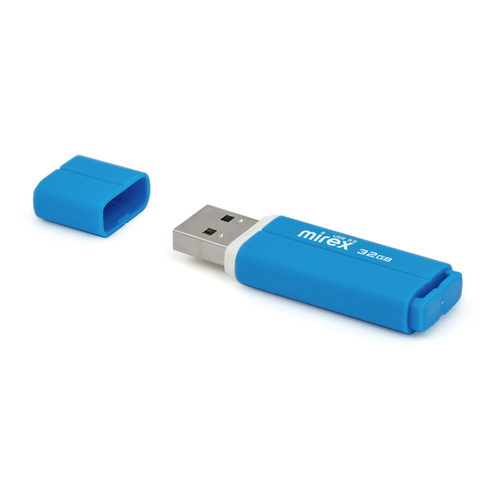 Флешка 32-GB MIREX LINE синий USB-3.0