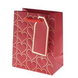 GAEM Пакет подарочный XS (бумага 210г/м2, блок 12шт), L12 W7 H15 см, 4в.