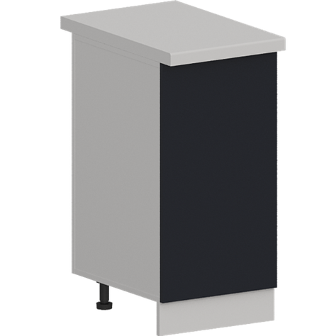 Кухня Модуль ШН 400 Графит / Индиго