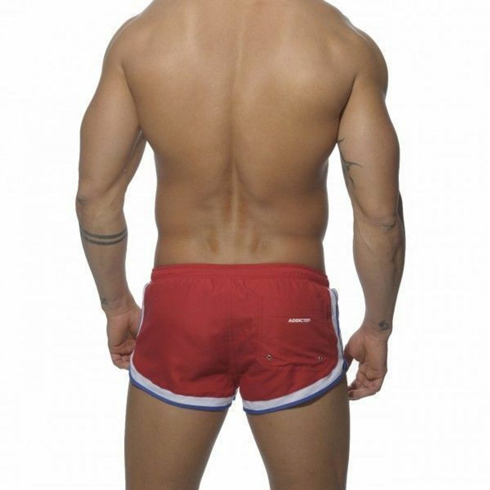 Шорты Addicted красные &quot;Short Three Tone Boxer&quot; RED