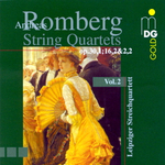 Leipziger Streichquartett / Andreas Romberg: String Quartets Op.30,1; 16,2 & 2,2 Volume 2 (DVD Audio)