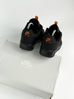 Кроссовки Nike Air Force 1 Low с мехом #B88 (черн.)