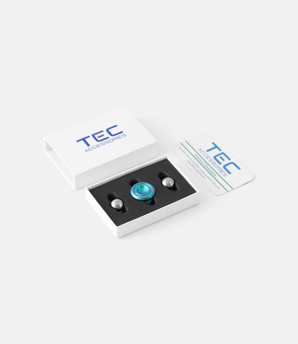TEC The Original Orbiter Splash Anodize — игрушка-антистресс из титана