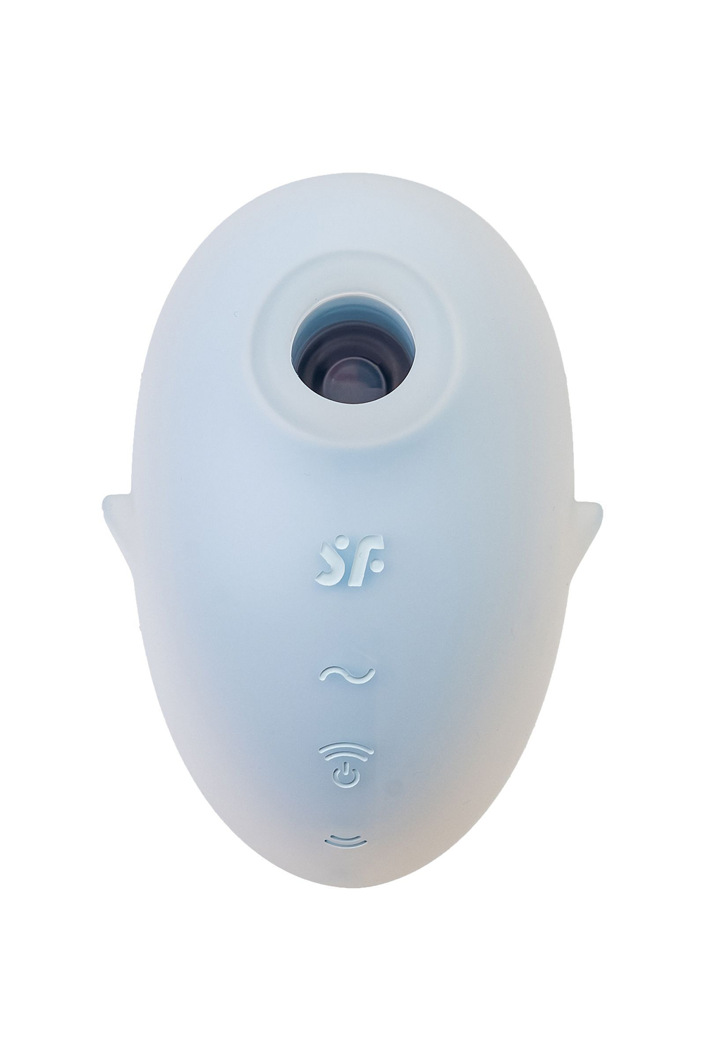 Голубой вакуум-волновой стимулятор клитора с вибрацией Cutie Ghost