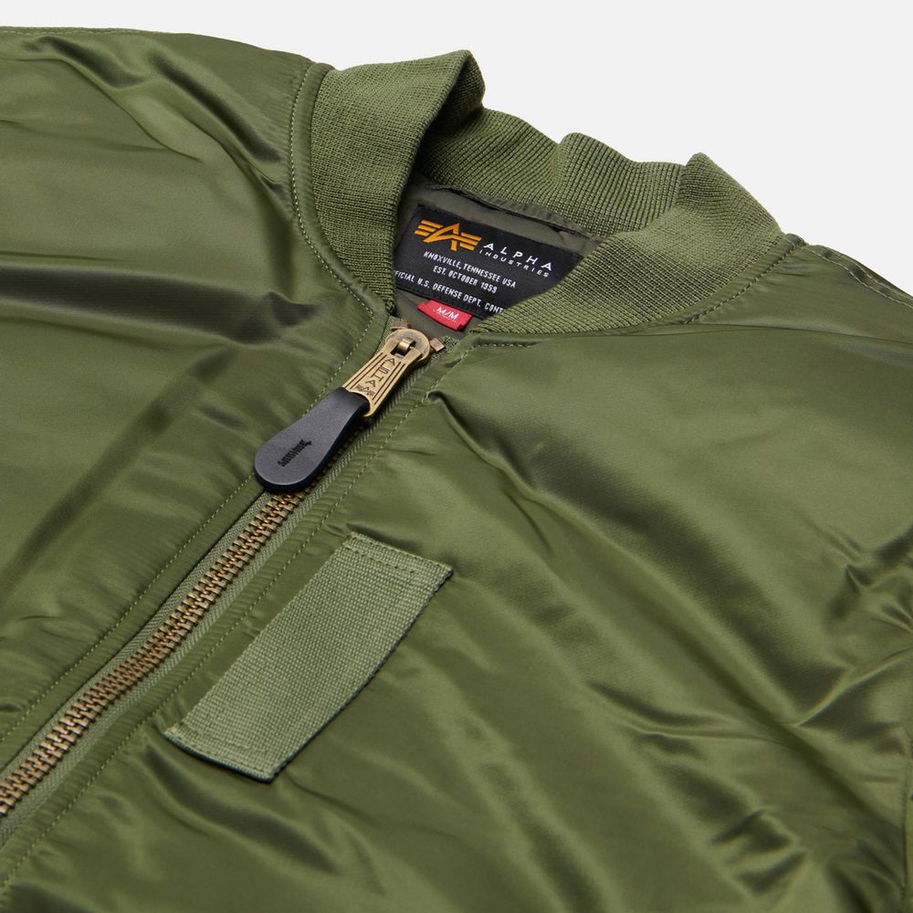 Бомбер Alpha Industries MA-1 Mod Sage Green (Зеленый)