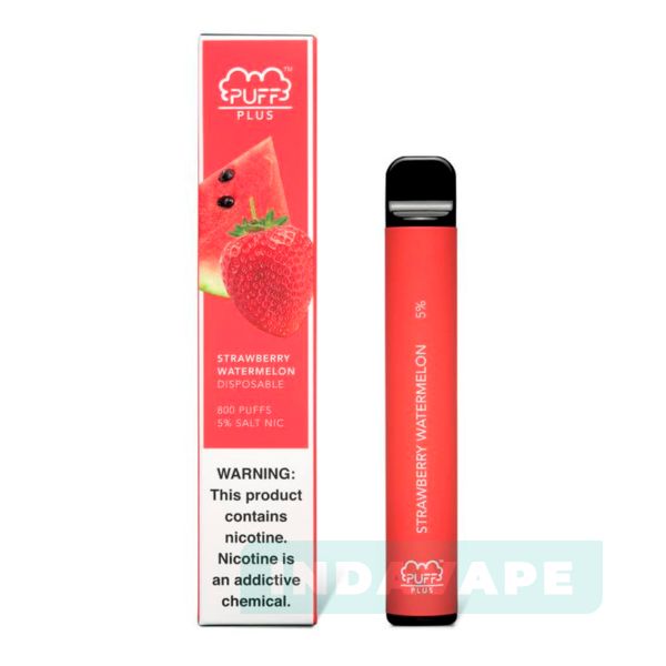 Купить Одноразовый Pod Puff Bar Plus - Strawberry Kiwi (800 затяжек)