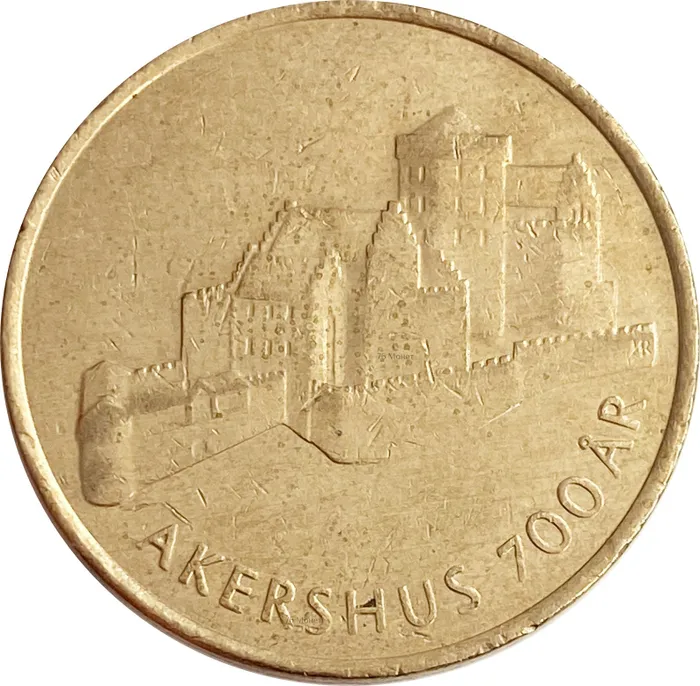 20 крон 1999 Норвегия «700 лет Крепости Акерсхус»