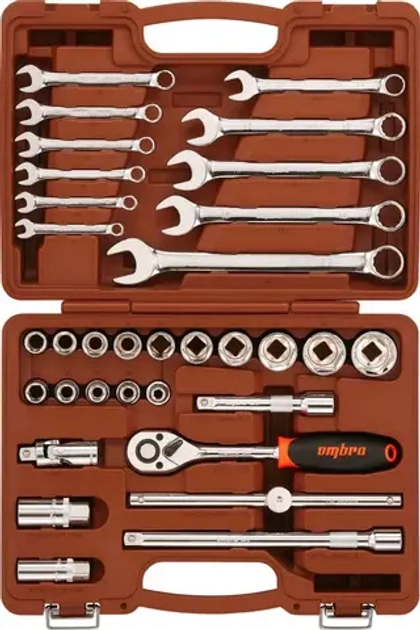 Ombra OMT33S Набор инструмента универсальный 1/2"DR, 33 предмета