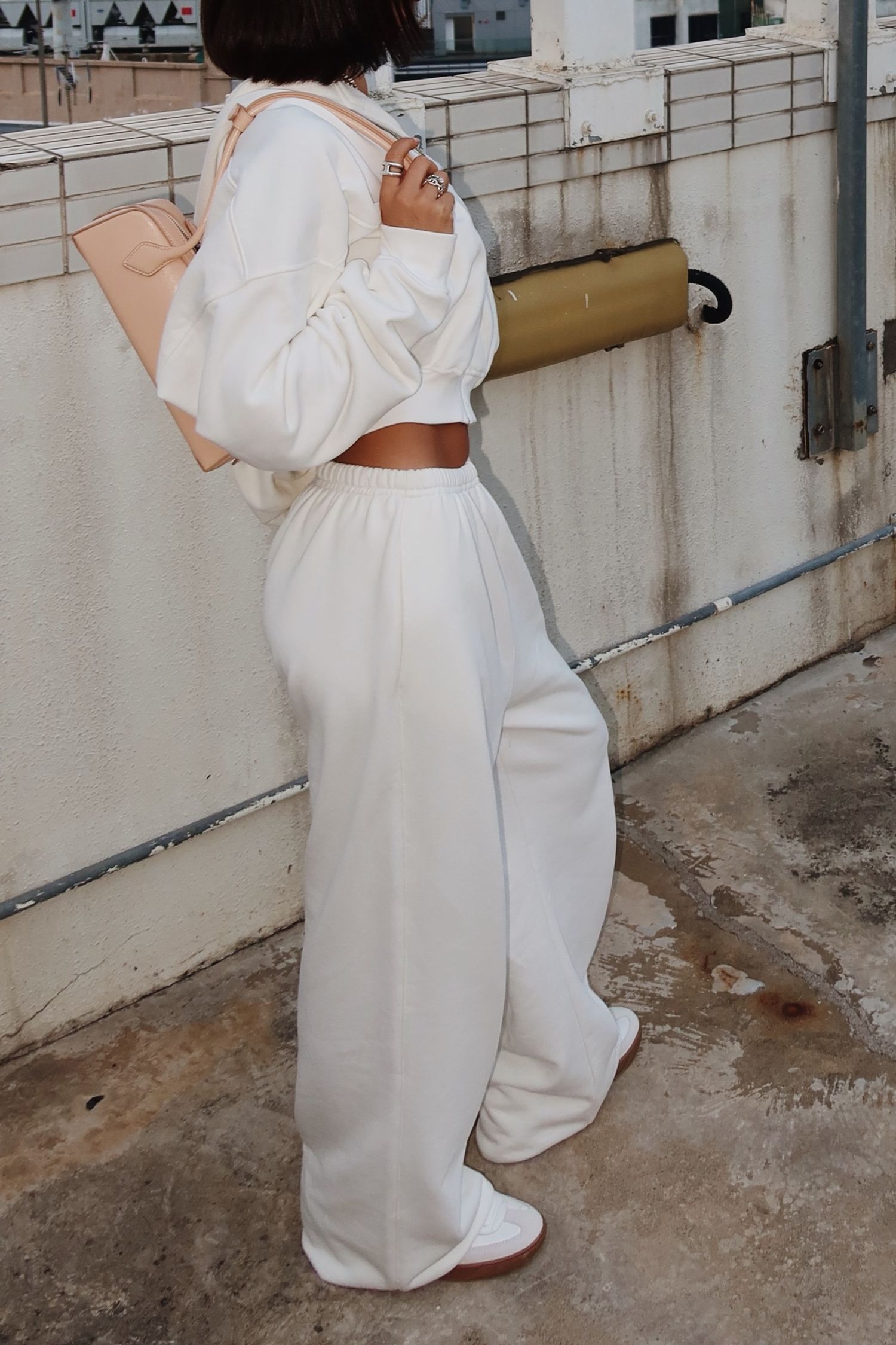 брюки introvert, молочный