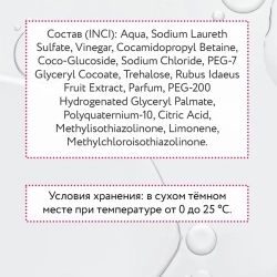 Шампунь с малиновым уксусом и трегалозой / Hair System Raspberry Vinegar Shampoo 420 мл