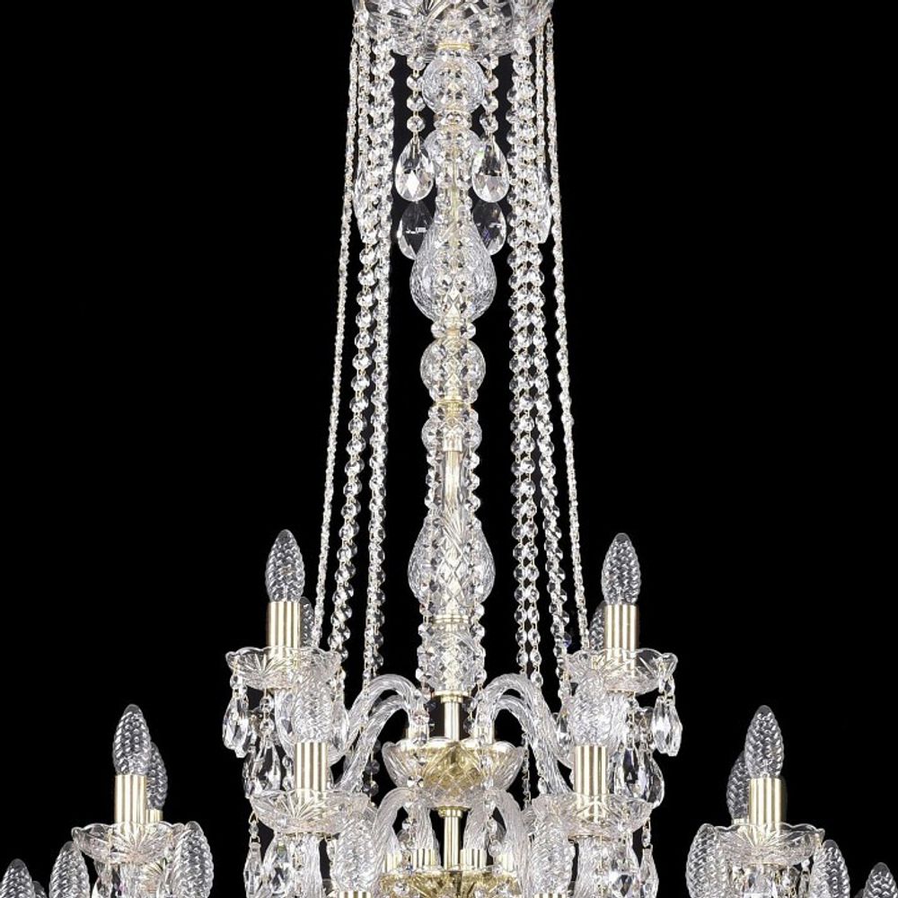 Подвесная люстра Bohemia Ivele Crystal 1402 1402/16+8+4/300/h-123/3d/G