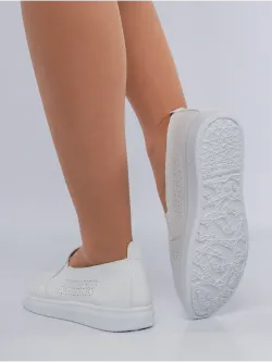 Мокасины летние с перфорацией