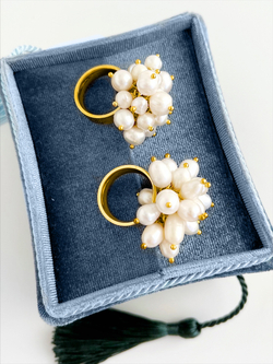 Кольцо Bubble pearl