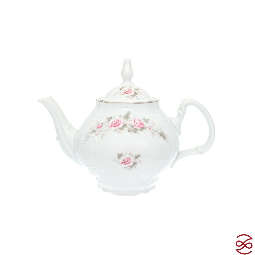 Чайник Bernadotte Серая роза платина 1,2л