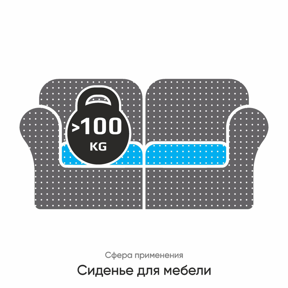 Поролон HL 4065, 200x100x3 см