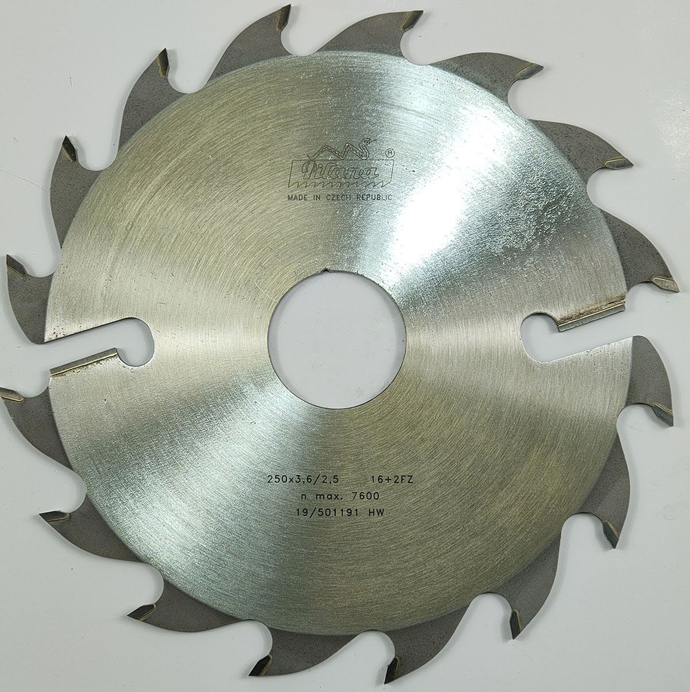 Пила дисковая TCT "Pilana" 250x3.6/2.5x50 z16+2 94 FZ
