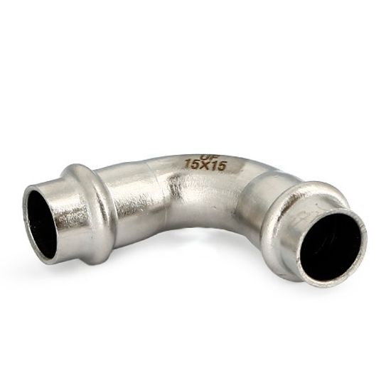 Угол 90° пресс Uni-Fitt 22 мм из нержавеющей стали 783S3300