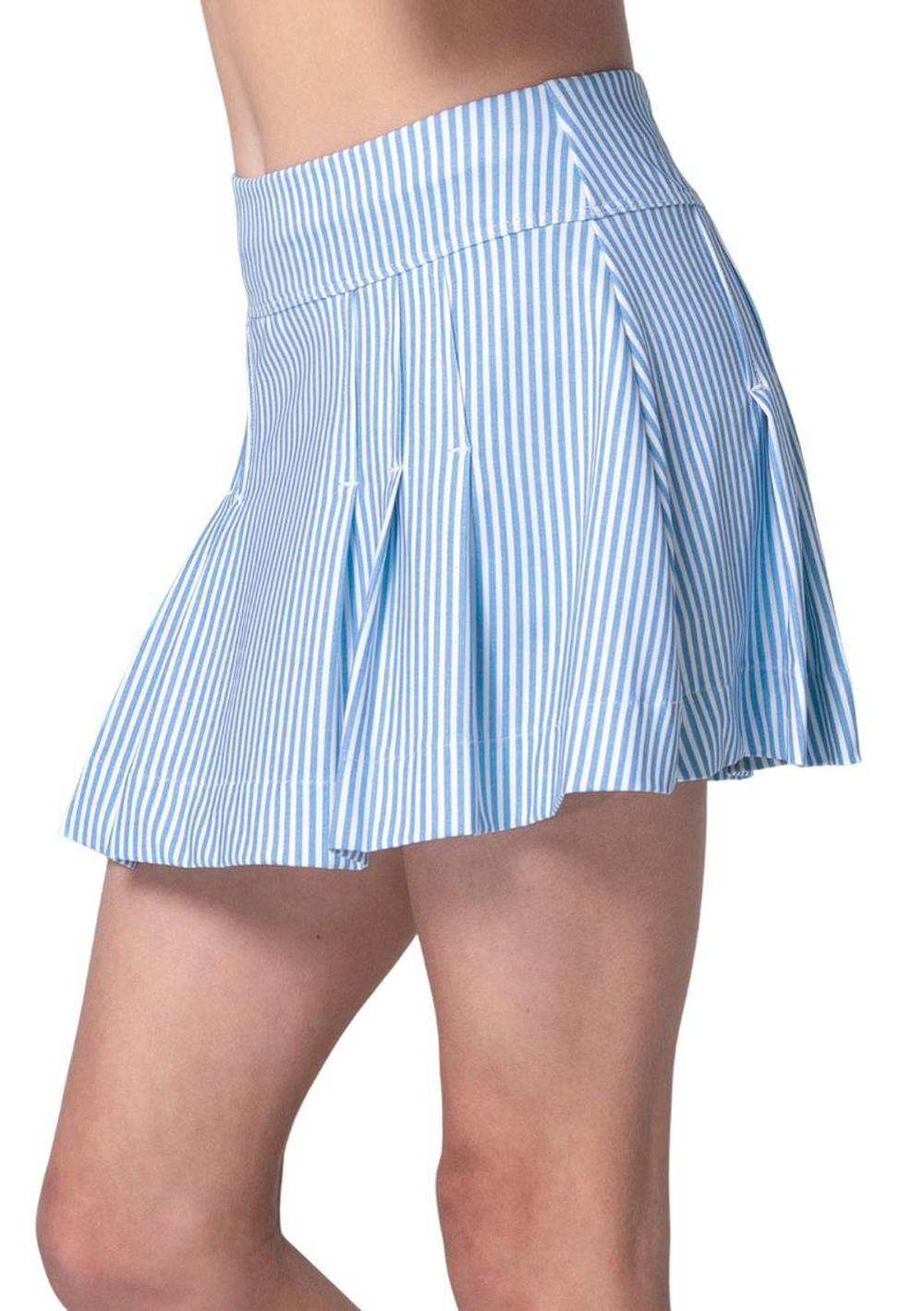 Детская теннисная юбка Lucky in Love Linien Stripe Pleat - periwinkle